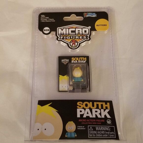 South Park Butters Micro Figure in Tiny Display Case World's Smallest Mini - Picture 4 of 5